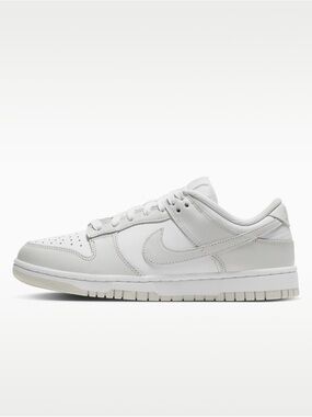 Nike Low-Top All-White Leather Sneakers